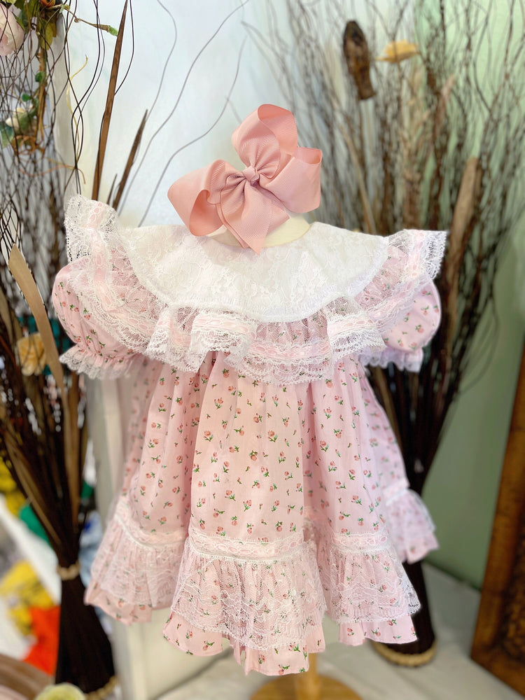 Baby Girl’s Ruffles Lace Lady Dress, Flower dress,Bishop Dress, Baby Girl Clothing, Toddler,Kid Girl Dress, Cotton Girl dress, Summer outfit