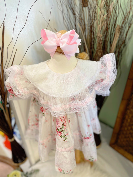 princess dress, baby girls dress, flower dress, lace dress.