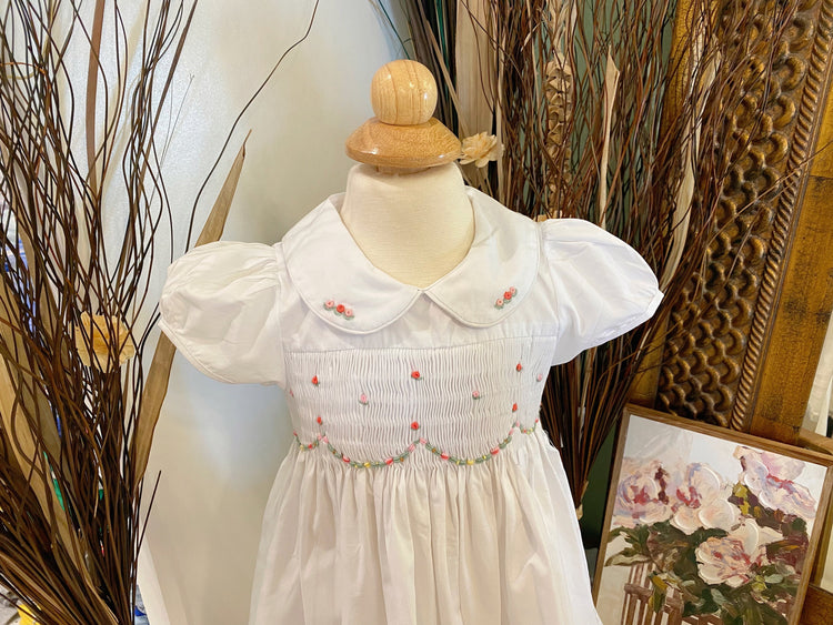 Hand-smocked Dress/Classic Dress/Baby Girl Clothing/Baby,Toddler,Kid Dress/Traditional Dress/Princess Dress/Flower Dress