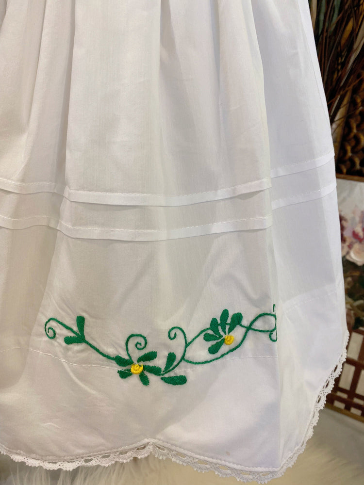 summer smocked and embroidery dress