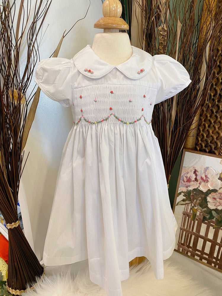 Hand-smocked Dress/Classic Dress/Baby Girl Clothing/Baby,Toddler,Kid Dress/Traditional Dress/Princess Dress/Flower Dress