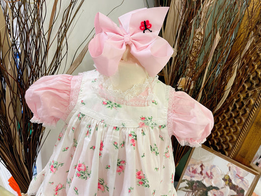 Birthday dress, princess dress, Brian 2 in 1 dress, flower dress, bishop dress, lace dress, vintage dress, baby gift