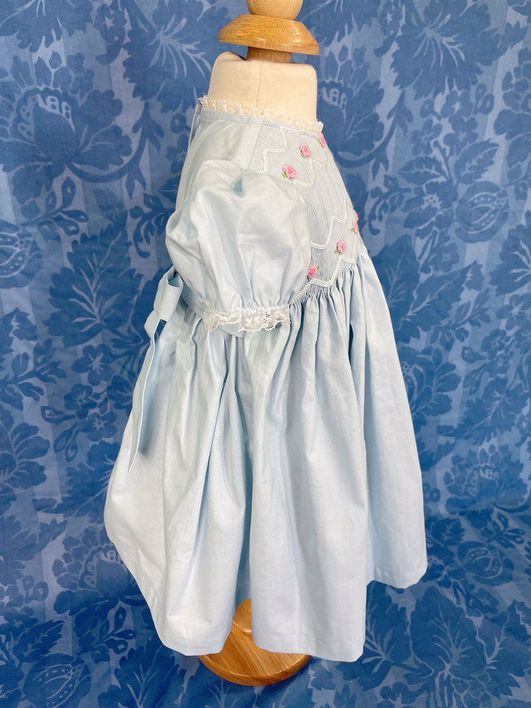 high quality organic cotton dress, smocked dress, vintage dress, lace dress, gilf for baby,