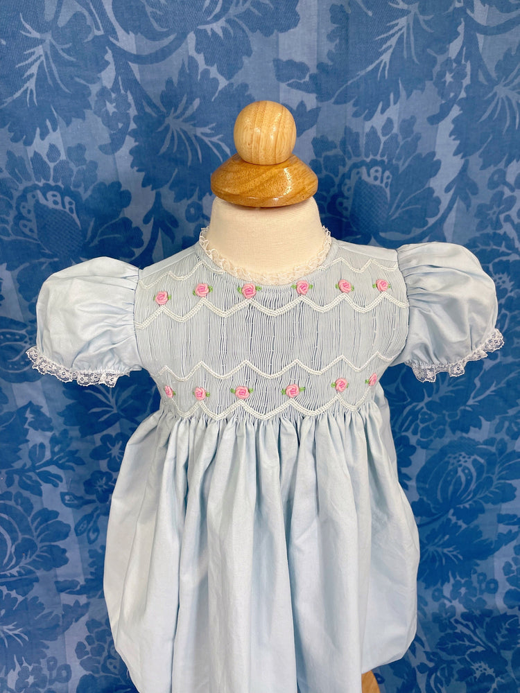 high quality organic cotton dress, smocked dress, vintage dress, lace dress, gilf for baby,