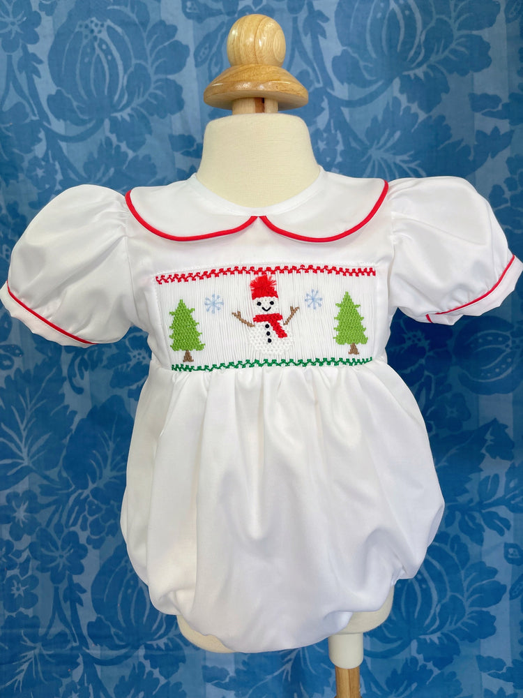 Christmas smocked brother, sister set, Christmas outfit, handmade smocked,