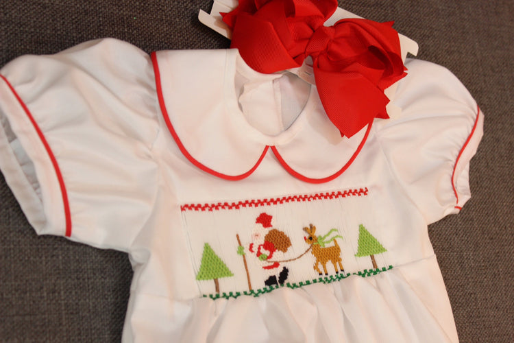 Christmas sister set, Santa clause  bubble, reindeer  dress, cute Christmas dress, baby Christmas clothes, Christmas tree. Gift for baby.