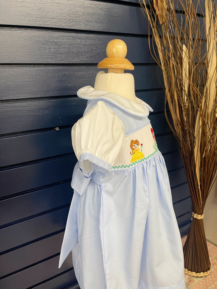 smocked Disney Princess Bishop Dress/Baby Girl Clothing/Kid,Toddler,Baby Girl Dress/Summer Outfit/Princess Dress/Cute Dress