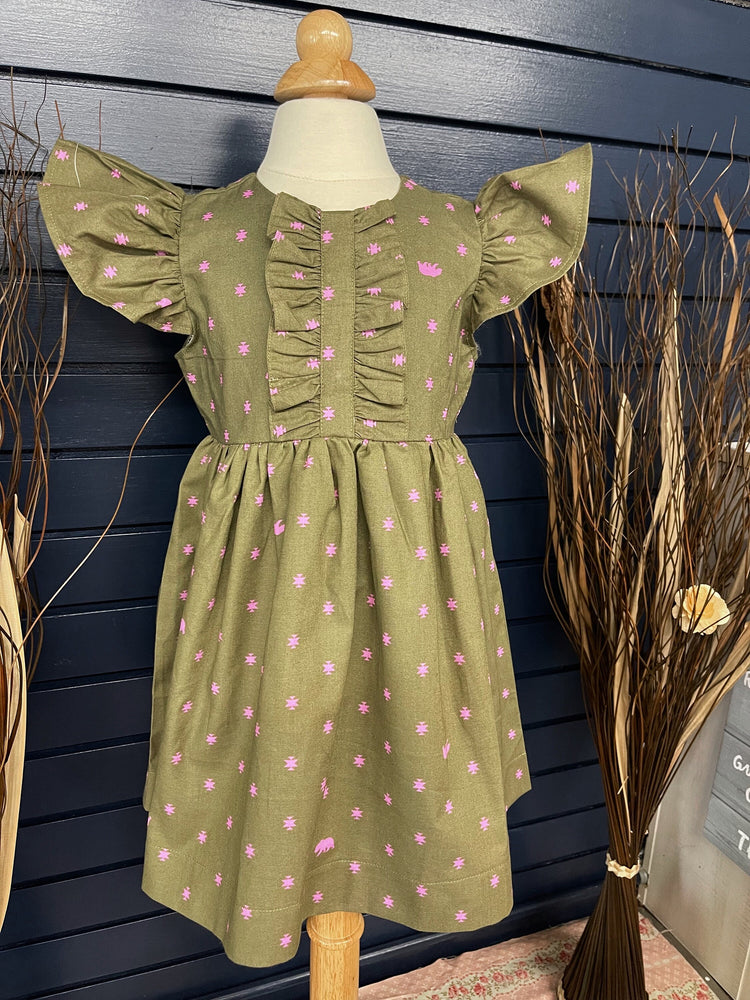 hight quality cotton vintage fabric, girl summer dress,